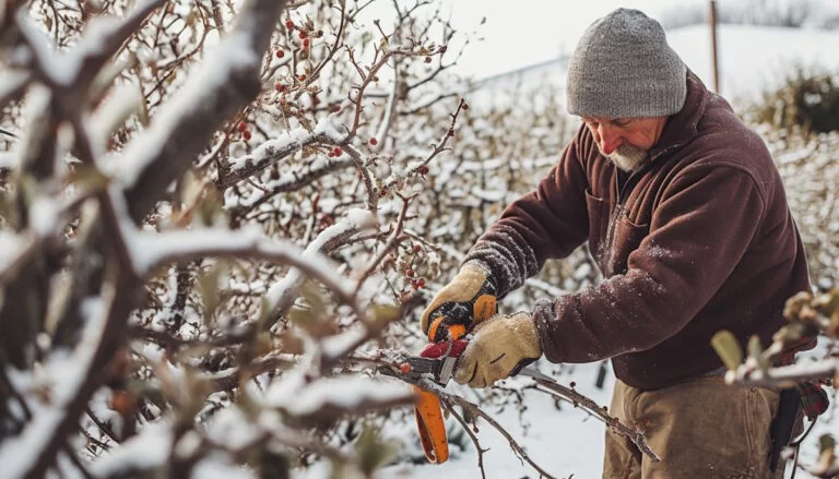 taille arbres fruitiers hiver