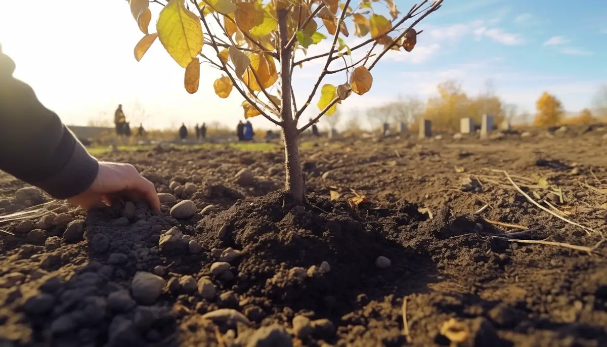 planter arbre fruitier en automne