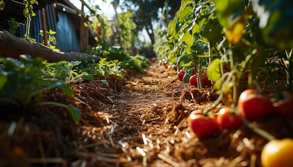 Le paillage en foin ou en paille un choix astucieux pour le potager
