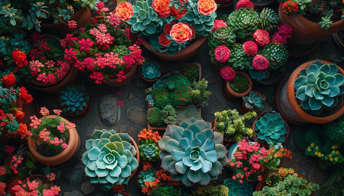 Comment sublimer votre jardin avec une plante grasse à fleur rose